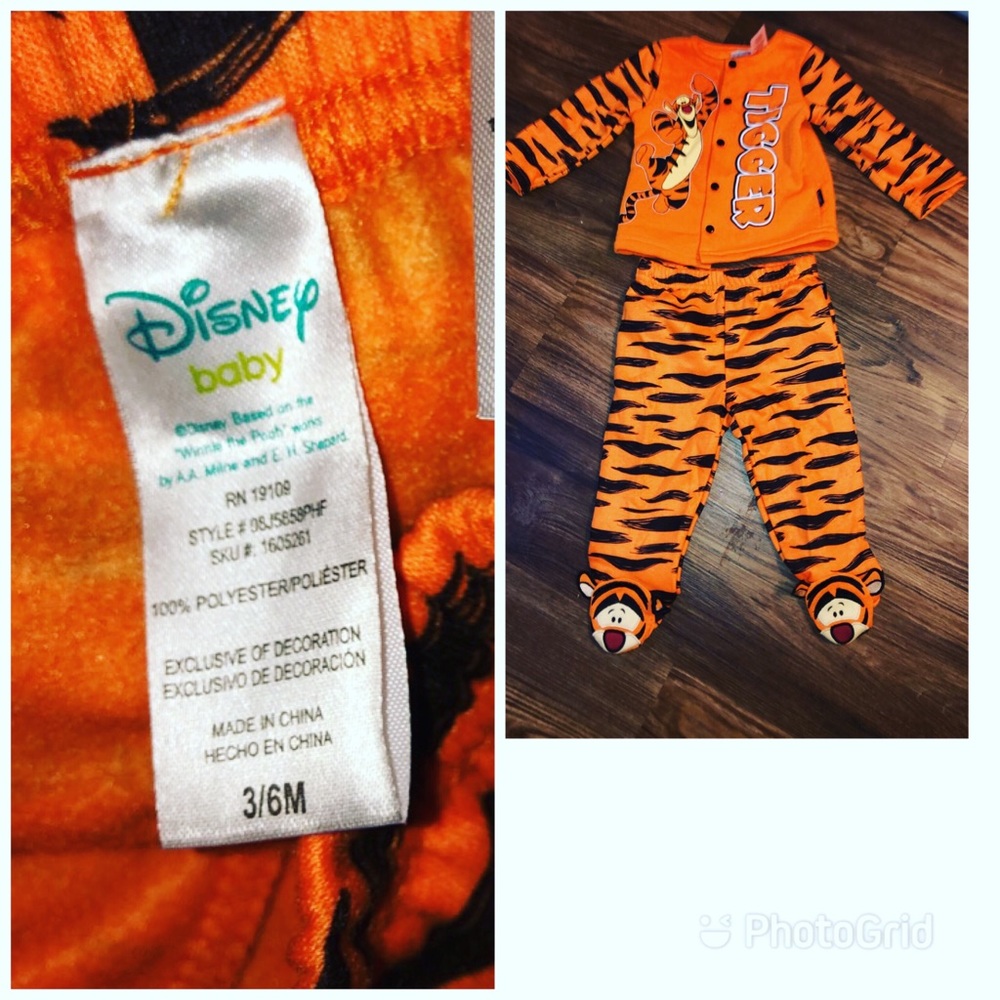Pajama set unisex or used as costume for Halloween